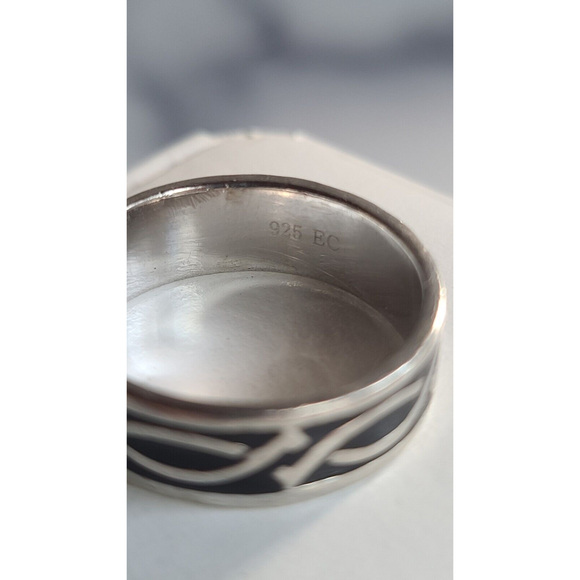 Vintage 925 Barbed Wire Ring - Picture 8 of 10